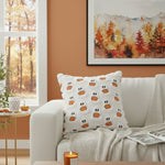 Coverfect Plush Ghost & Pumkin Pillow Cover – Warm & Elegant Accent