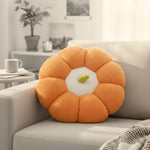 Coverfect Plush Quilted Pumpkin Sofa Pillow – Cozy Fall Home Accent