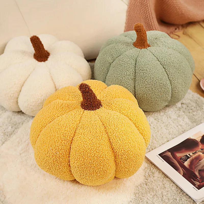 Coverfect Soft Plush Pumpkin Patch Sofa Pillow