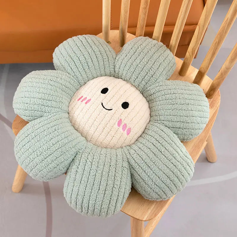 Coverfect Smiley Flower Sofa Pillow