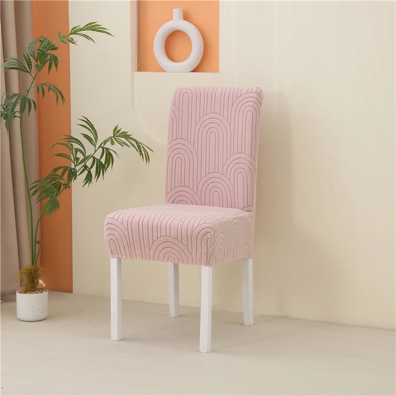 Coverfect Rainbow Jacquard Chair Cover