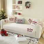 Coverfect Cozy Sherpa Santa Gnome Sofa & Couch Cover