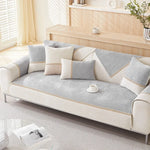 Coverfect Soft Chenille Non-Slip Sofa Cover