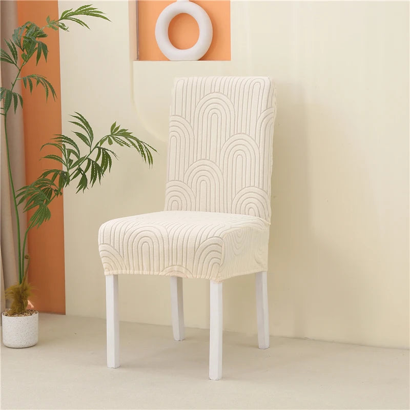 Coverfect Rainbow Jacquard Chair Cover