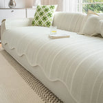 Coverfect Cool Feeling Anti-Slip Herringbone Sofa Cover
