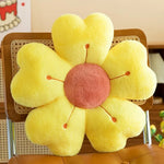 Coverfect Fluffy Flower Sofa Pillow