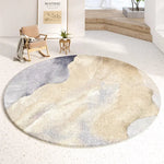 Coverfect Serene Abstract Round Spillproof Pet Friendly Round Rug