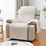 Coverfect Velvet Diamond Weave Recliner Cover