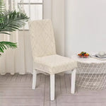 Coverfect Spring Leaf Jacquard Chair Cover