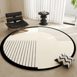 Coverfect Urban Eclipse Spillproof Pet-Friendly Round Rug
