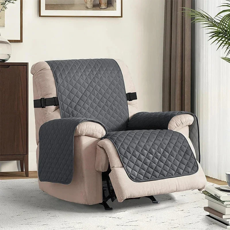 Coverfect Non-Slip Classic Texture Recliner Cover