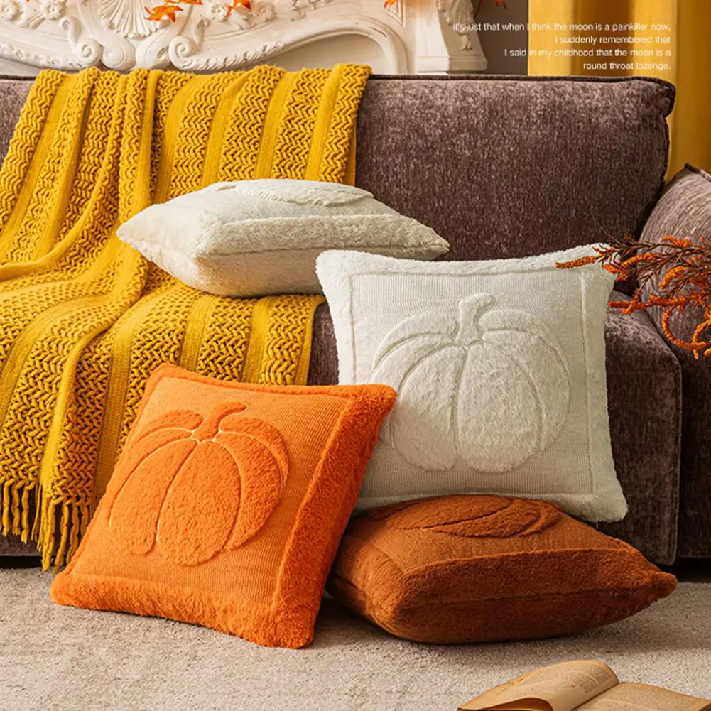 Coverfect Cozy Pumpkin Pillow Cover