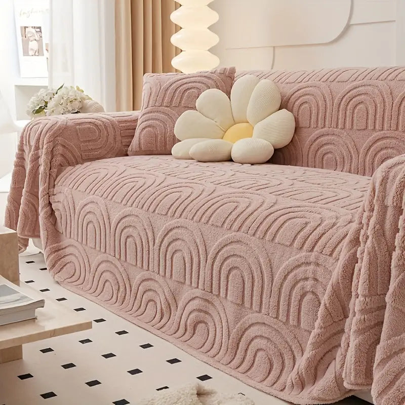 Coverfect Soft Rainbow Sofa Cover