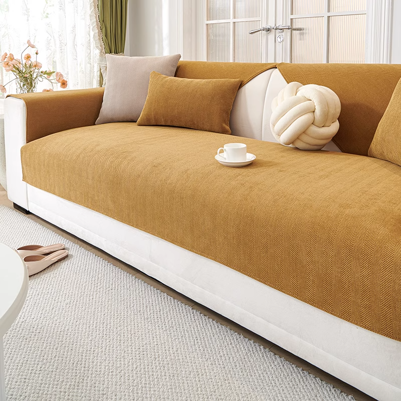 Coverfect Premium Chenille Herringbone Sofa & Couch Cover