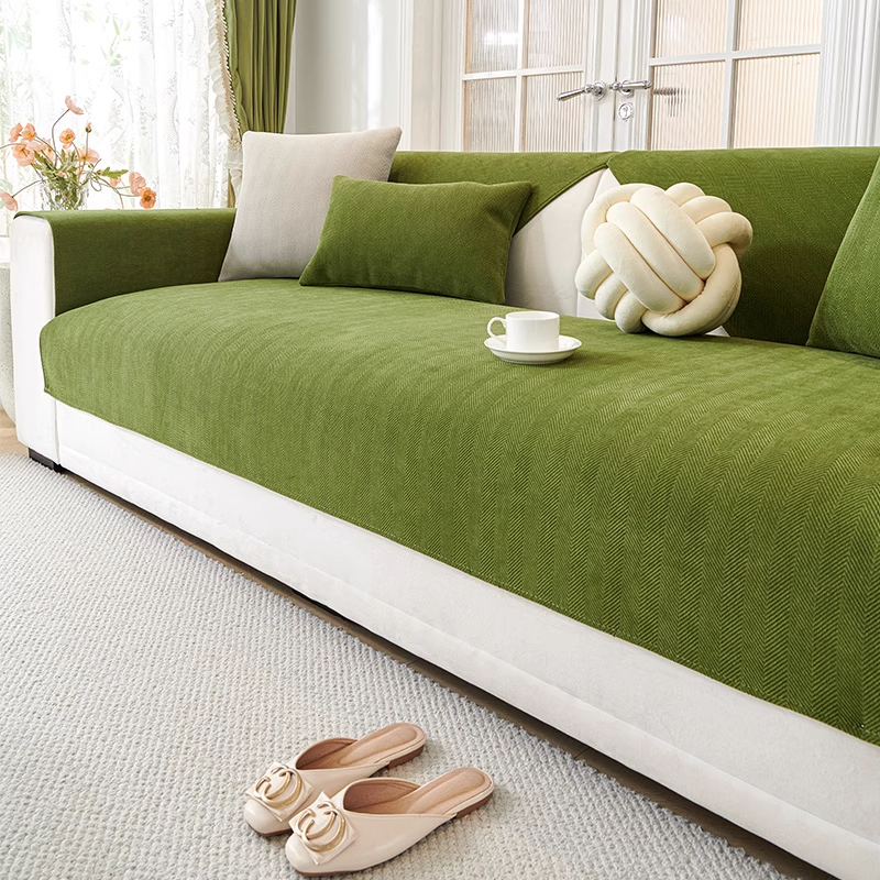 Coverfect Premium Chenille Herringbone Sofa & Couch Cover