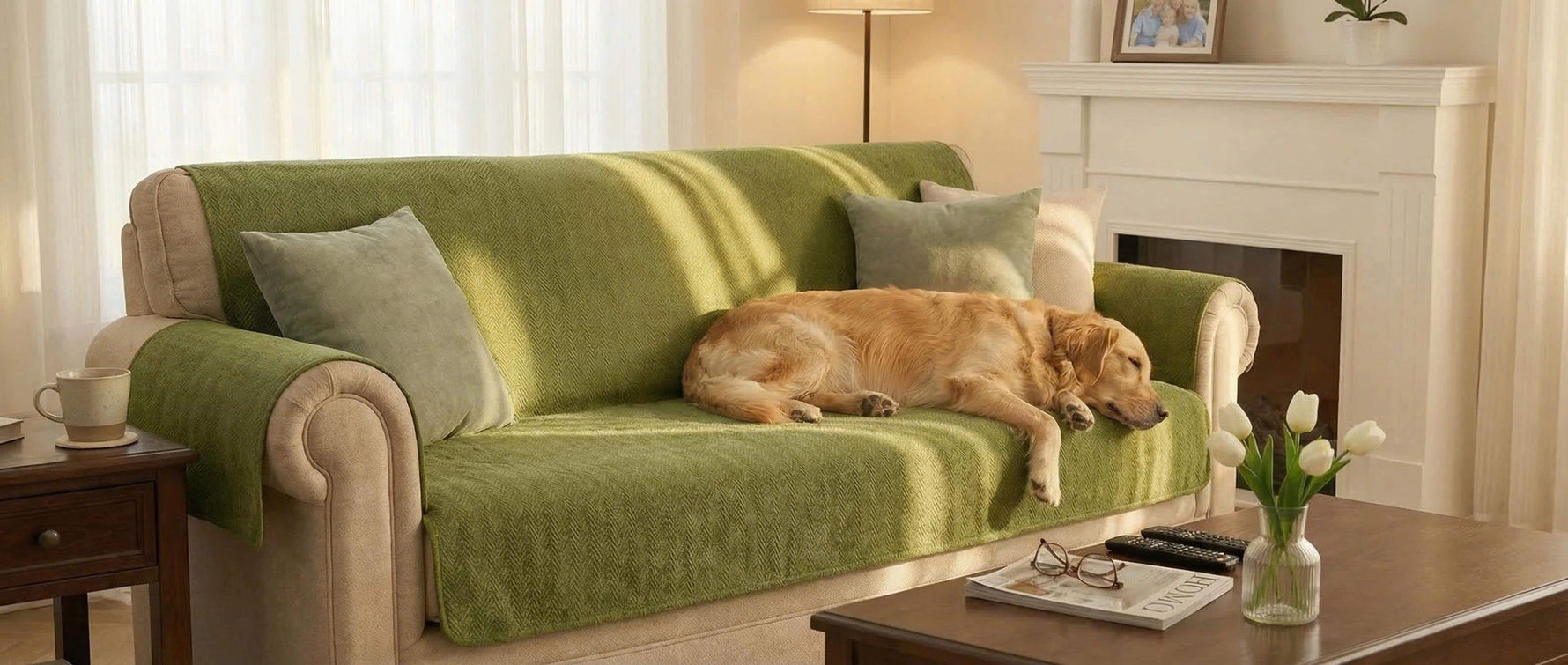 How to Protect Your Sofa from Dog Hair This Spring