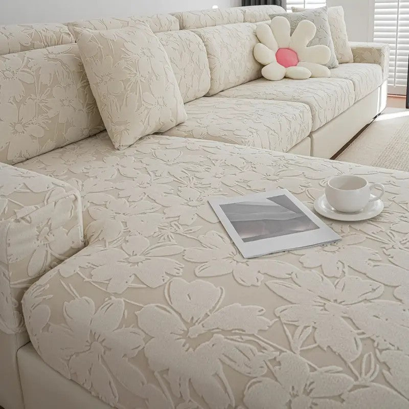 Coverfect Boho Floral Stretch Sofa Cover