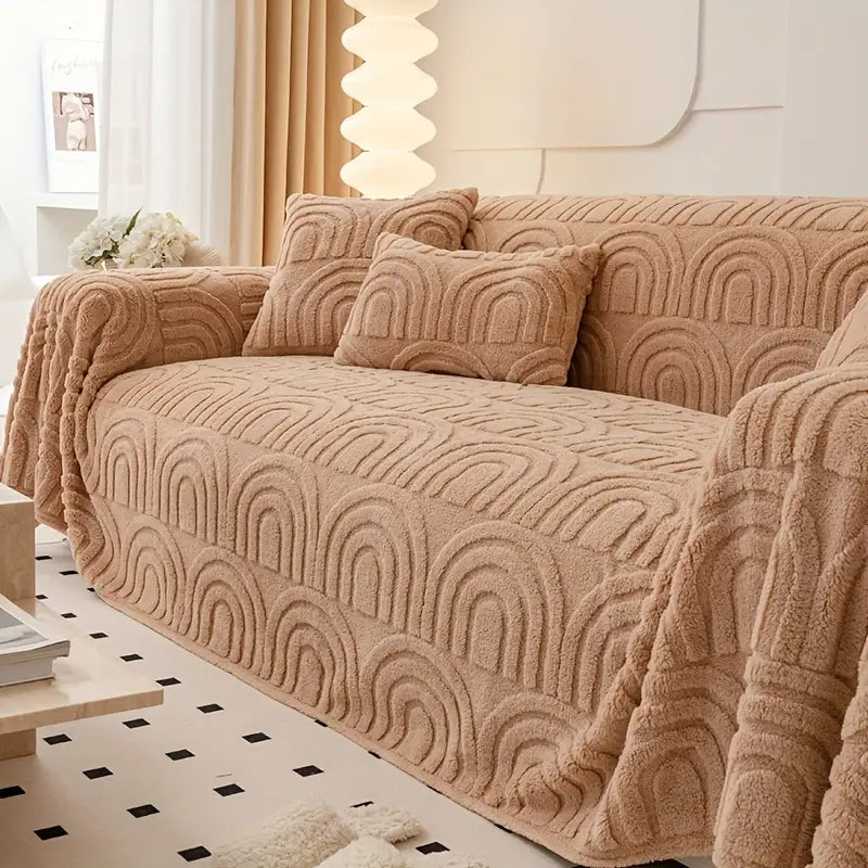 Coverfect Soft Rainbow Sofa Cover