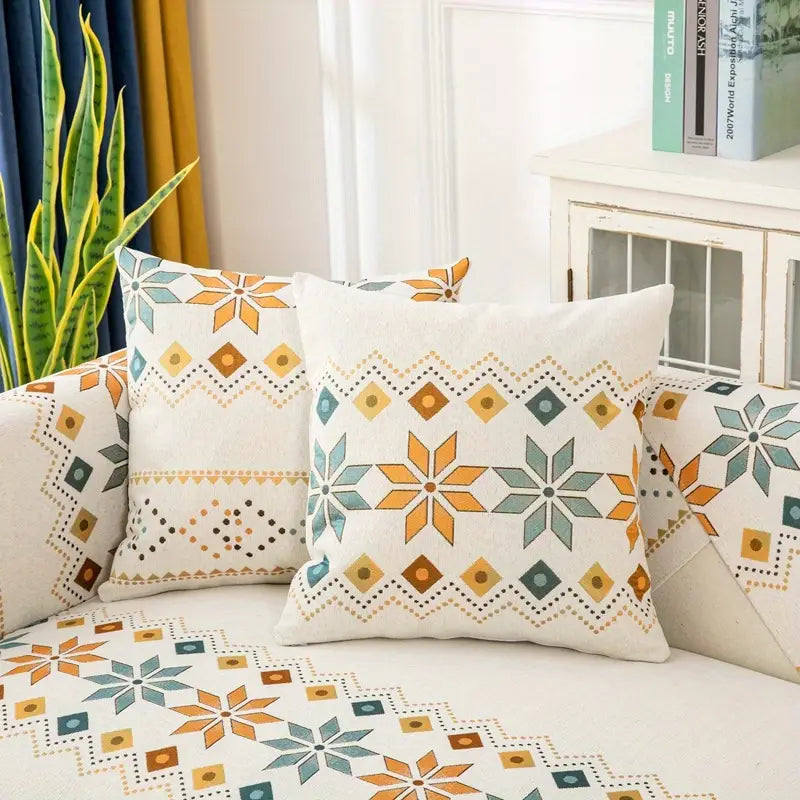 Coverfect All-Season Boho Blossom Pillow Cover