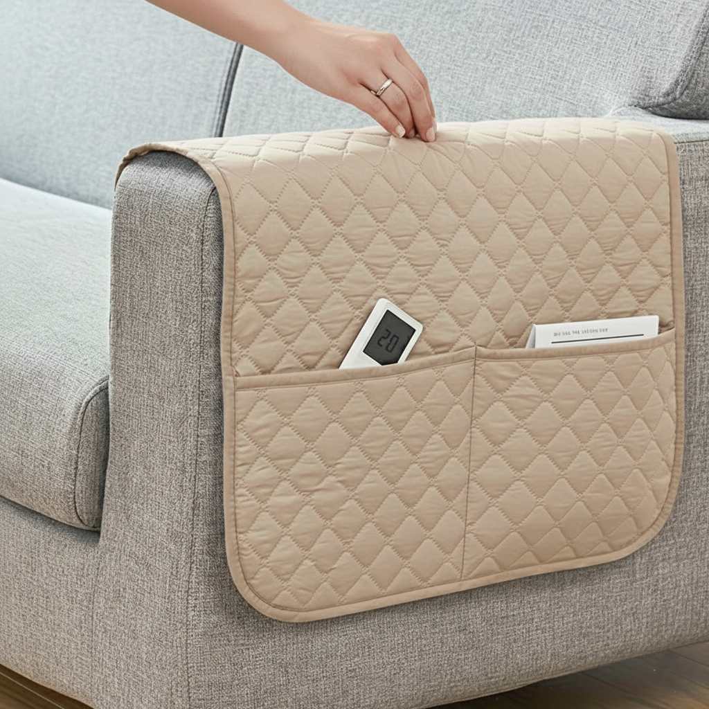 Coverfect Armrest Organizer Waterproof Sofa Cover