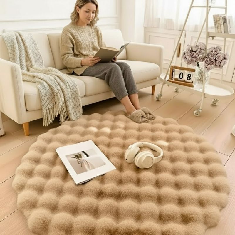 Coverfect WarmTouch Plush Solid Rug