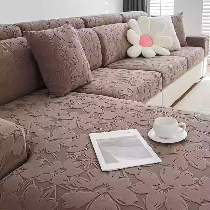 Coverfect Boho Floral Stretch Sofa Cover