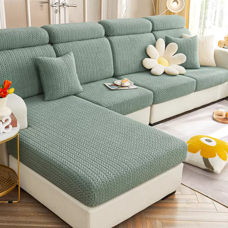 Covecfect Fitted Cover - Wheat Jacquard