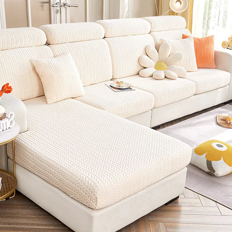 Covecfect Fitted Cover - Wheat Jacquard