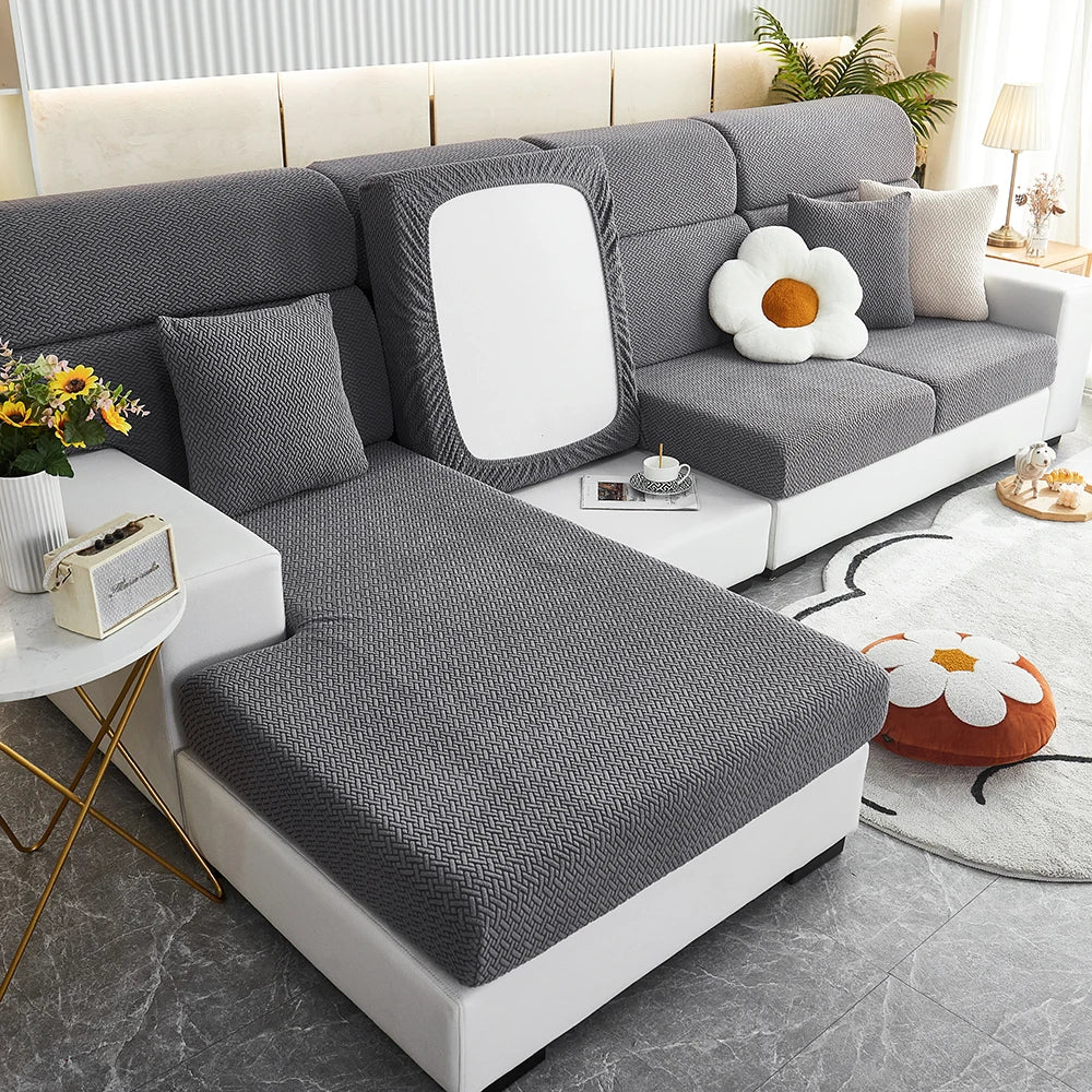 Coverfect Classic Elasticity Water Resistant Fabric Sofa Cover