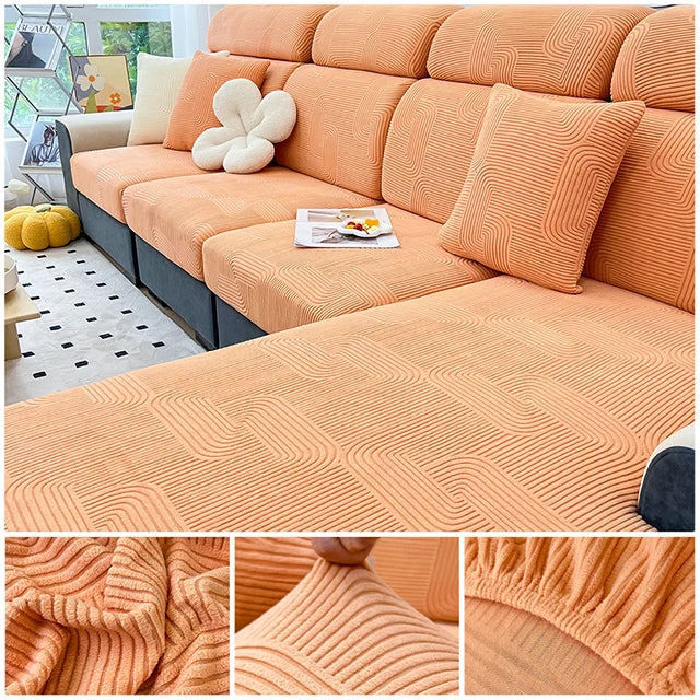 Coverfect Elastic Jacquard Sofa Cover