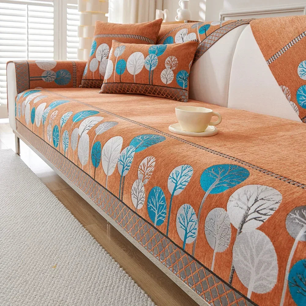 Coverfect Boho Full-Moon Tree Sofa Cover