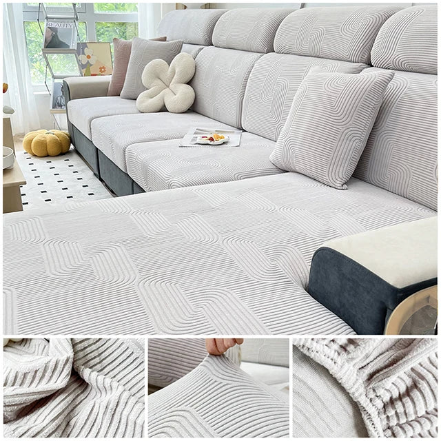 Coverfect Elastic Jacquard Sofa Cover