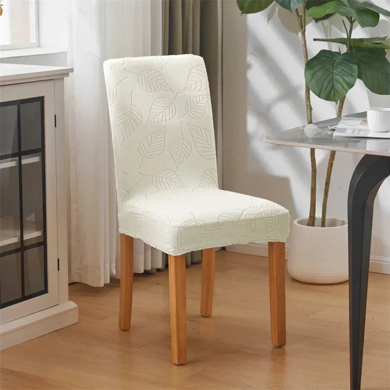 Coverfect Emerald Veins Jacquard Chair Cover