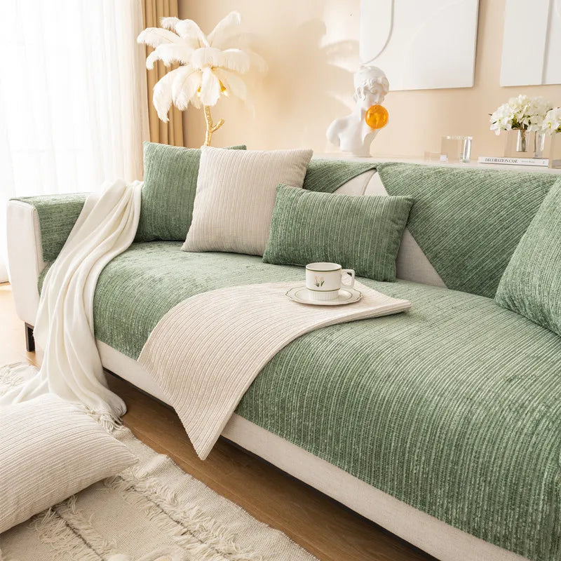 Coverfect Sofa Mat - Cord Chenille