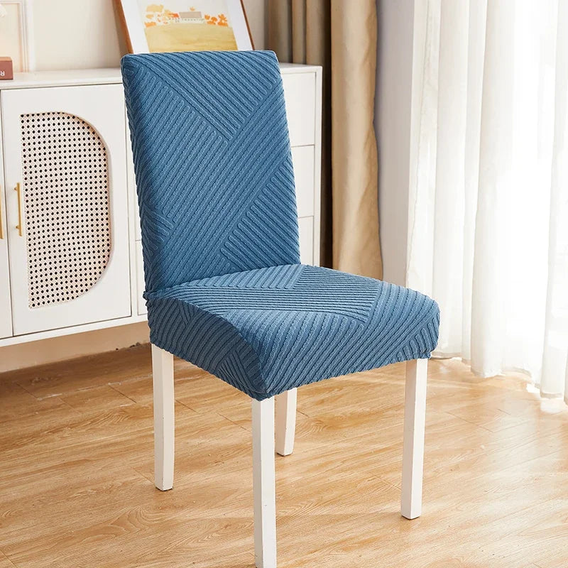 Coverfect Geometric Jacquard Chair Cover