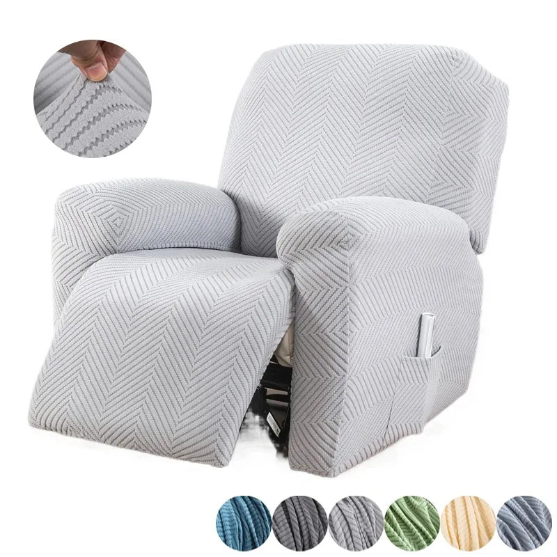 Coverfect Stretch Jacquard Recliner Cover