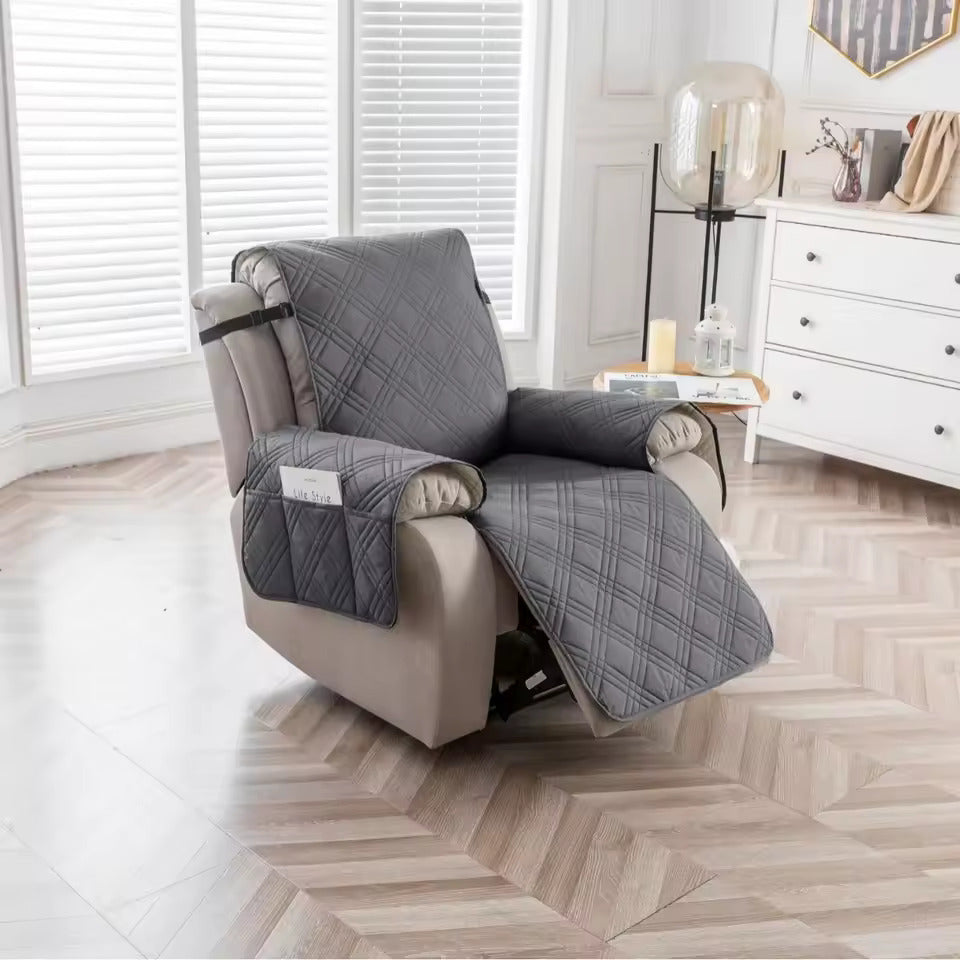 Coverfect Waterproof Diamond Quilted Recliner Cover